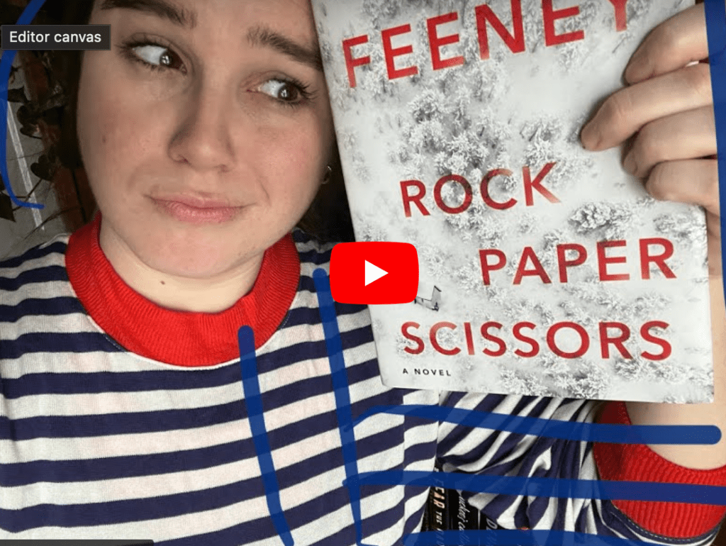 Rock Paper Scissors By: Alice Feeney on&nbsp;BookTube